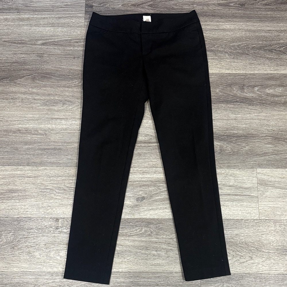 Ecru Black Tailored Trousers 10* Women’s Straight leg Pants